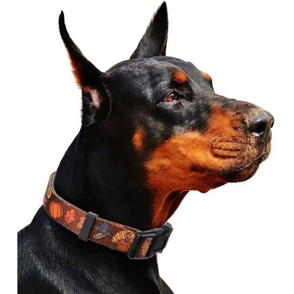Thanksgiving & Christmas Dog Collars Medium Size - Picture 3 of 7